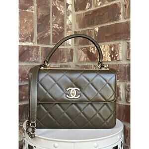 Chanel Trendy CC Top Handle Bag Quilted Lambskin Small 79229